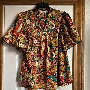 Colorful Paisley Women's Top